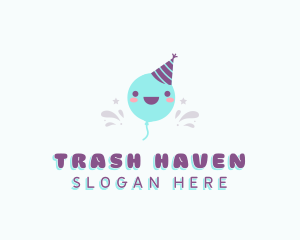 Event Party Balloon logo design