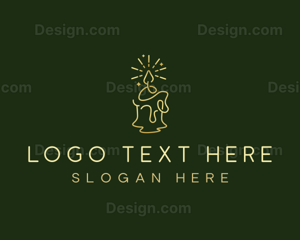 Candle Flame Wax Logo