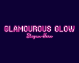 Nightclub Neon Bar logo design