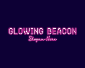 Nightclub Neon Bar logo design