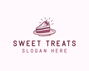 Cake Slice Baking Pastry Logo