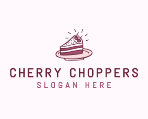 Cake Slice Baking Pastry logo design