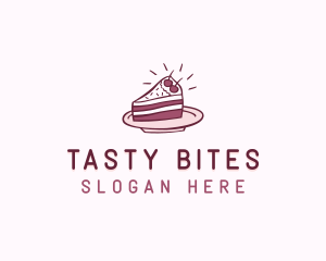 Cake Slice Baking Pastry logo