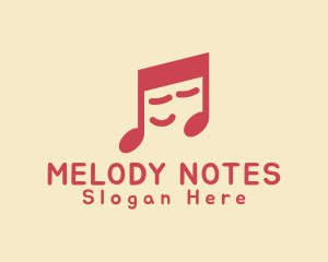 Sleepy Music Note  logo design
