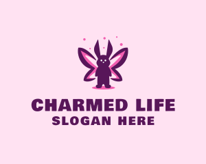 Rabbit Butterfly Fairy logo