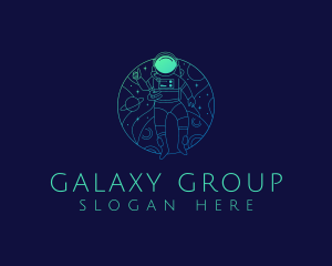 Astronaut Galaxy Explore logo