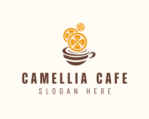 Orange Coffee Breakfast logo design