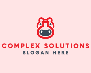 Red Hippo Lab logo design