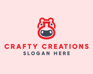 Red Hippo Lab logo design