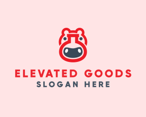 Red Hippo Lab logo design