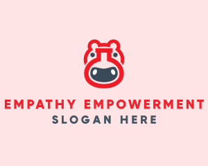 Red Hippo Lab logo design