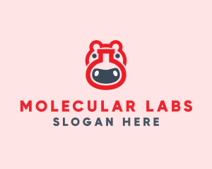 Red Hippo Lab logo design