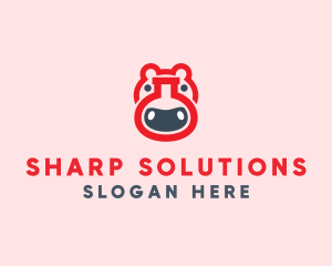 Red Hippo Lab logo design