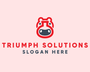 Red Hippo Lab logo design