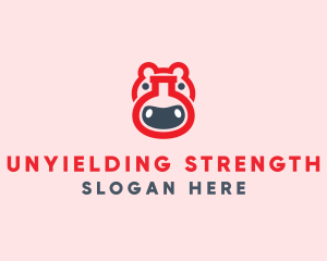 Red Hippo Lab logo design