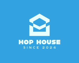 Blue House Property logo design