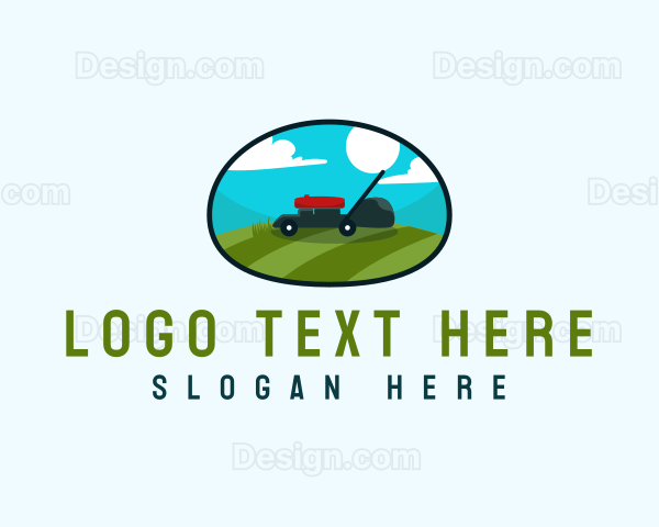 Lawn Mower Garden Logo