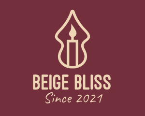 Beige Spa Candle  logo