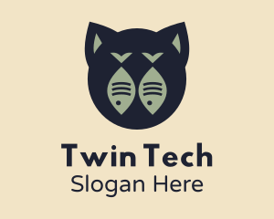 Twin Fish Cat logo
