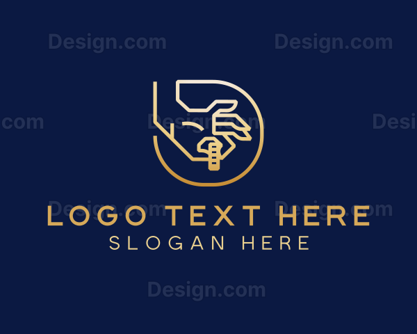 Outline Financial Saving Logo