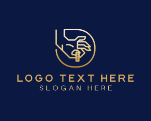 Outline Financial Saving logo