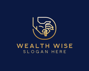 Outline Financial Saving logo