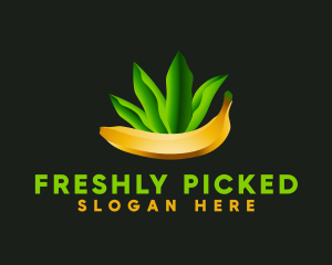 Natural Banana Harvest logo design