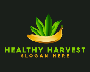Natural Banana Harvest logo design