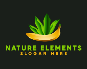 Natural Banana Harvest logo design