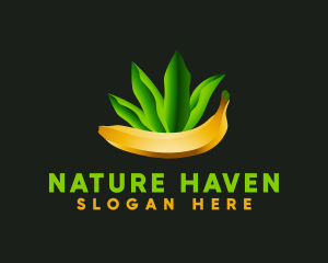 Natural Banana Harvest logo design