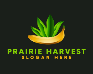 Natural Banana Harvest logo design