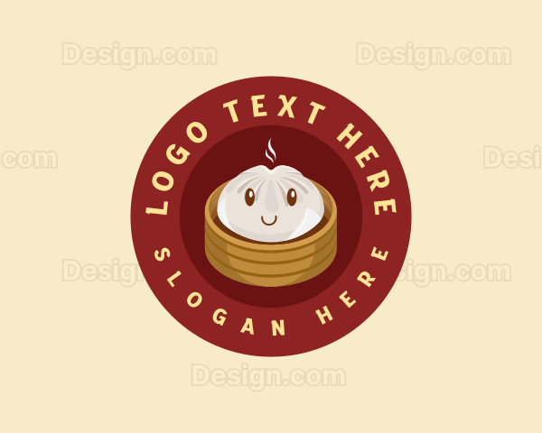 Steamed Bun Dumpling Logo