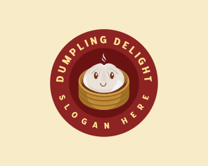 Steamed Bun Dumpling logo design