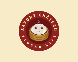 Steamed Bun Dumpling logo design