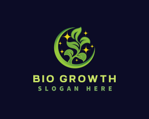 Leaf Plant Growth logo design