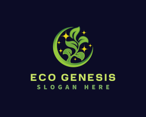 Leaf Plant Growth logo design