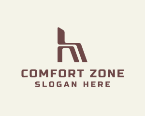 Seat Chair Homeware logo design