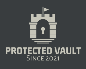 Security Castle Fortress logo design