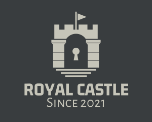 Security Castle Fortress logo design