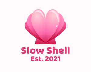 Heart Clam Shell  logo design