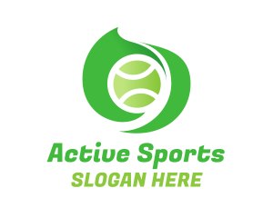 Tennis Sport Ball logo
