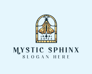 Moth Insect Mystic logo design