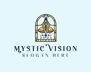 Moth Insect Mystic logo design