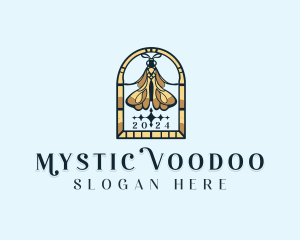 Moth Insect Mystic logo design