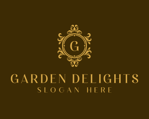 Stylish Garden Wedding logo design