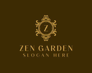 Stylish Garden Wedding logo design