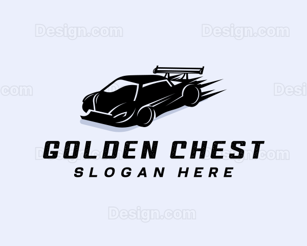 Fast Super Car Racing Logo