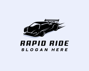 Fast Super Car Racing Logo