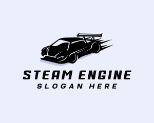 Fast Super Car Racing Logo