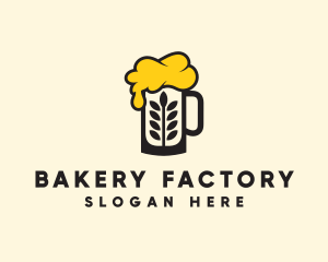 Barley Beer Mug logo design